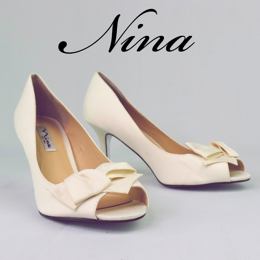 Nina | New York Transit Ivory Stiletto Heels NEW